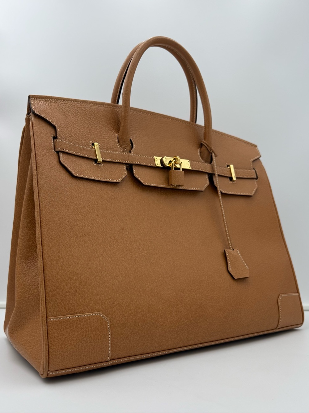 🇫🇷michel adolphe PARIS • Unisex 40 Bag in Light Brown • Made in FRANCE - Picture 2 of 16
